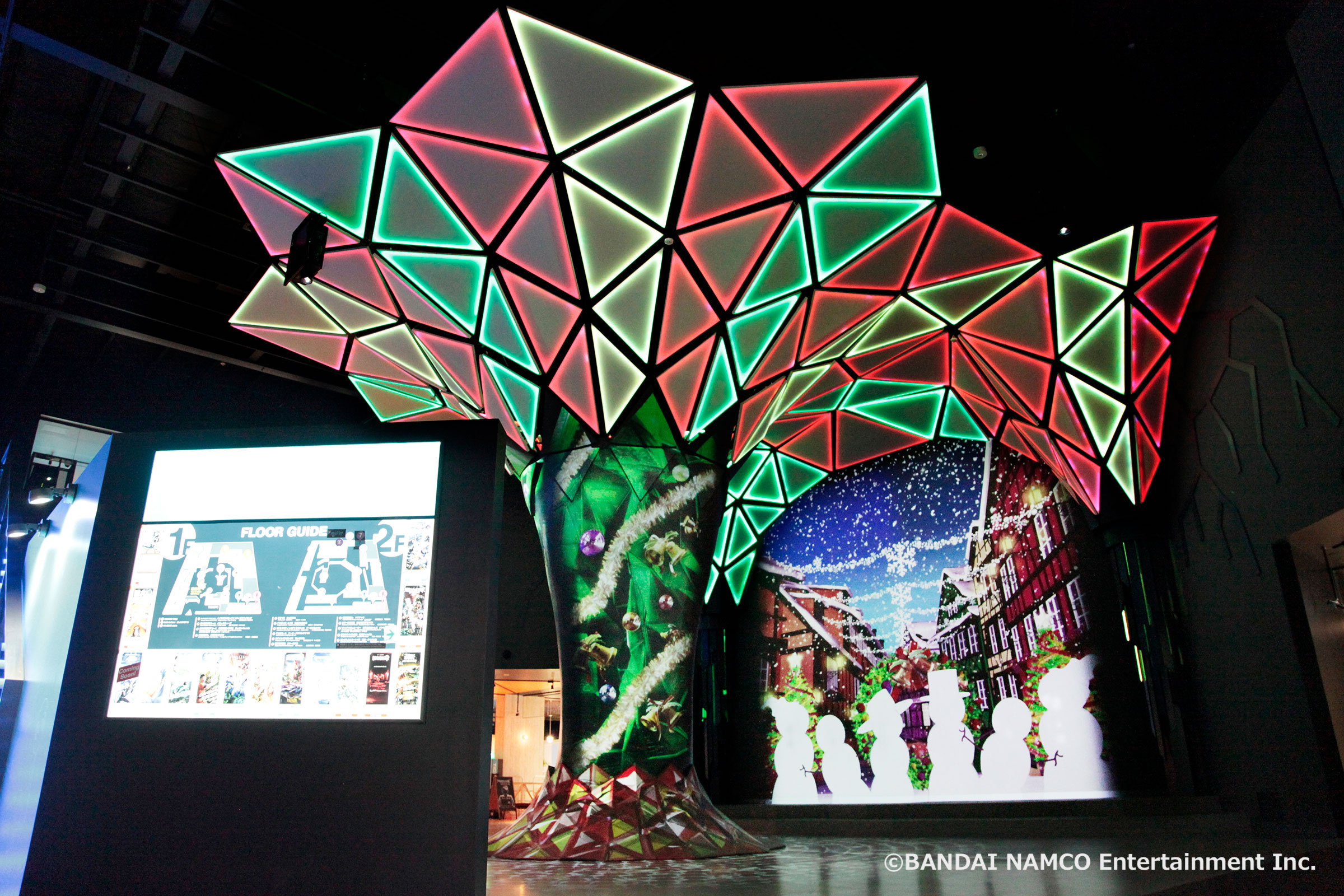 VR ZONE SHINJUKUのクリスマス演出