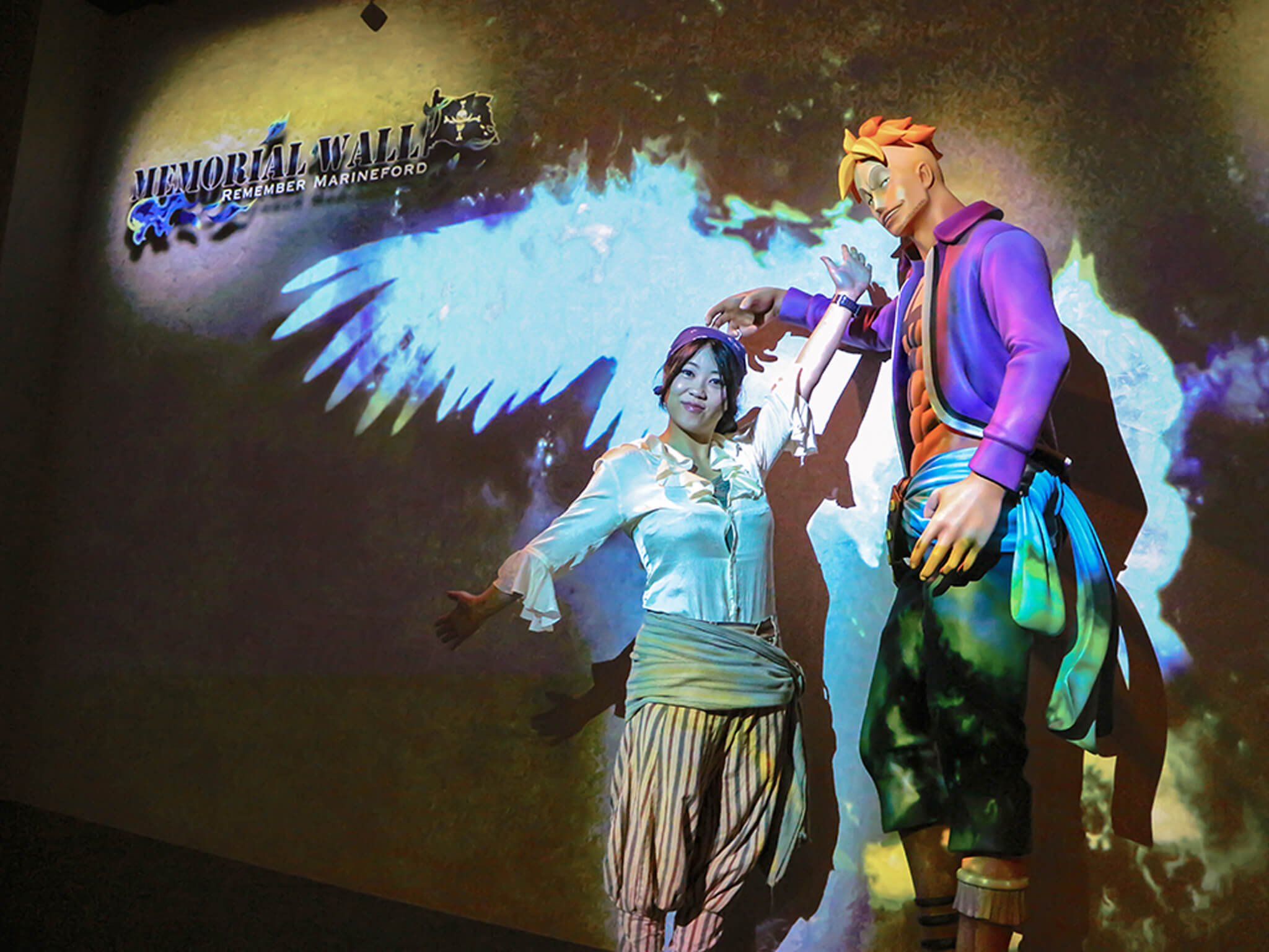 東京ワンピースタワー「メモリアルウォール 〜リメンバー マリンフォード〜」