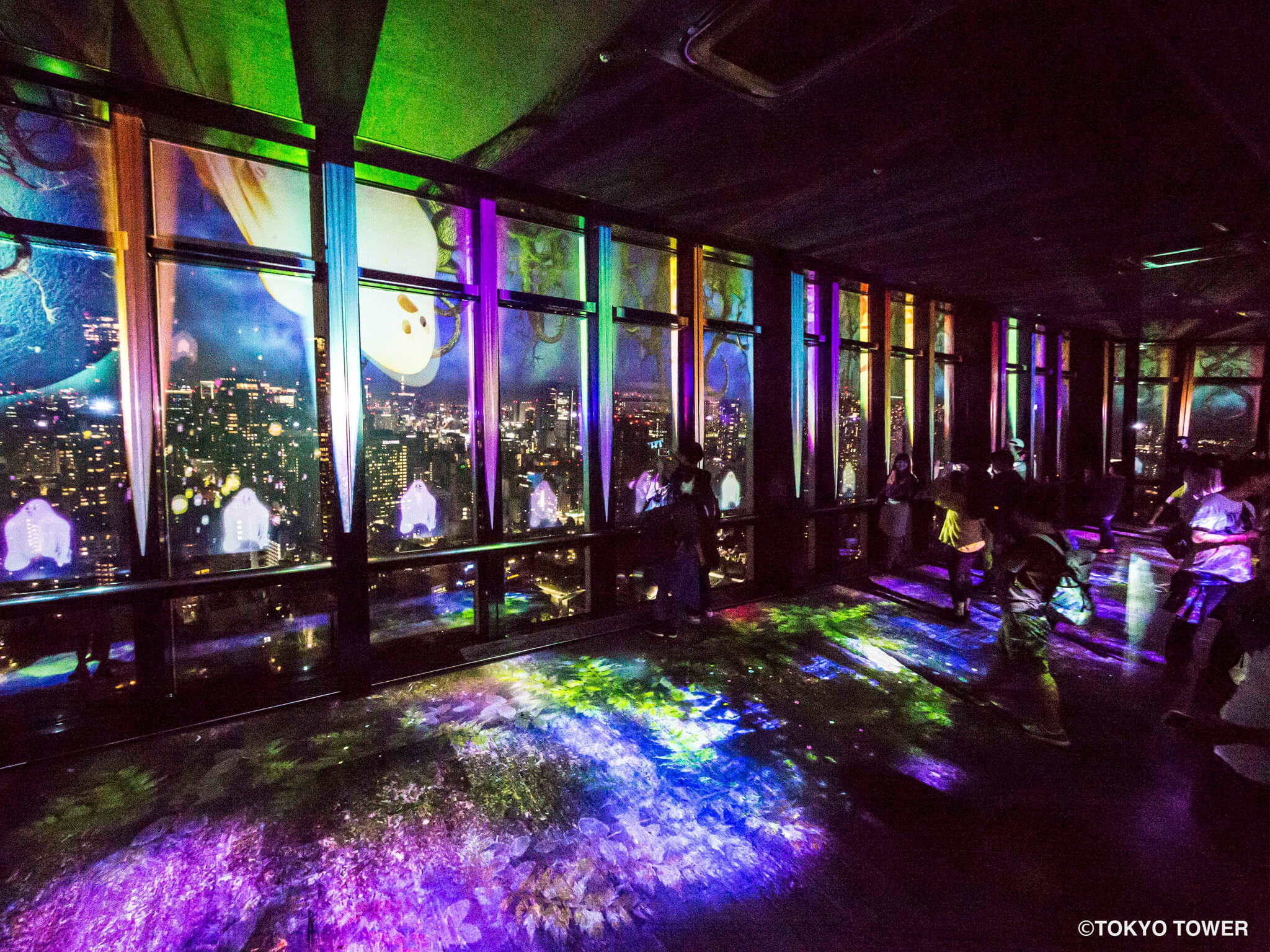 東京タワー メインデッキ「TOKYO TOWER CITY LIGHT FANTASIA ～Halloween party 2018～」