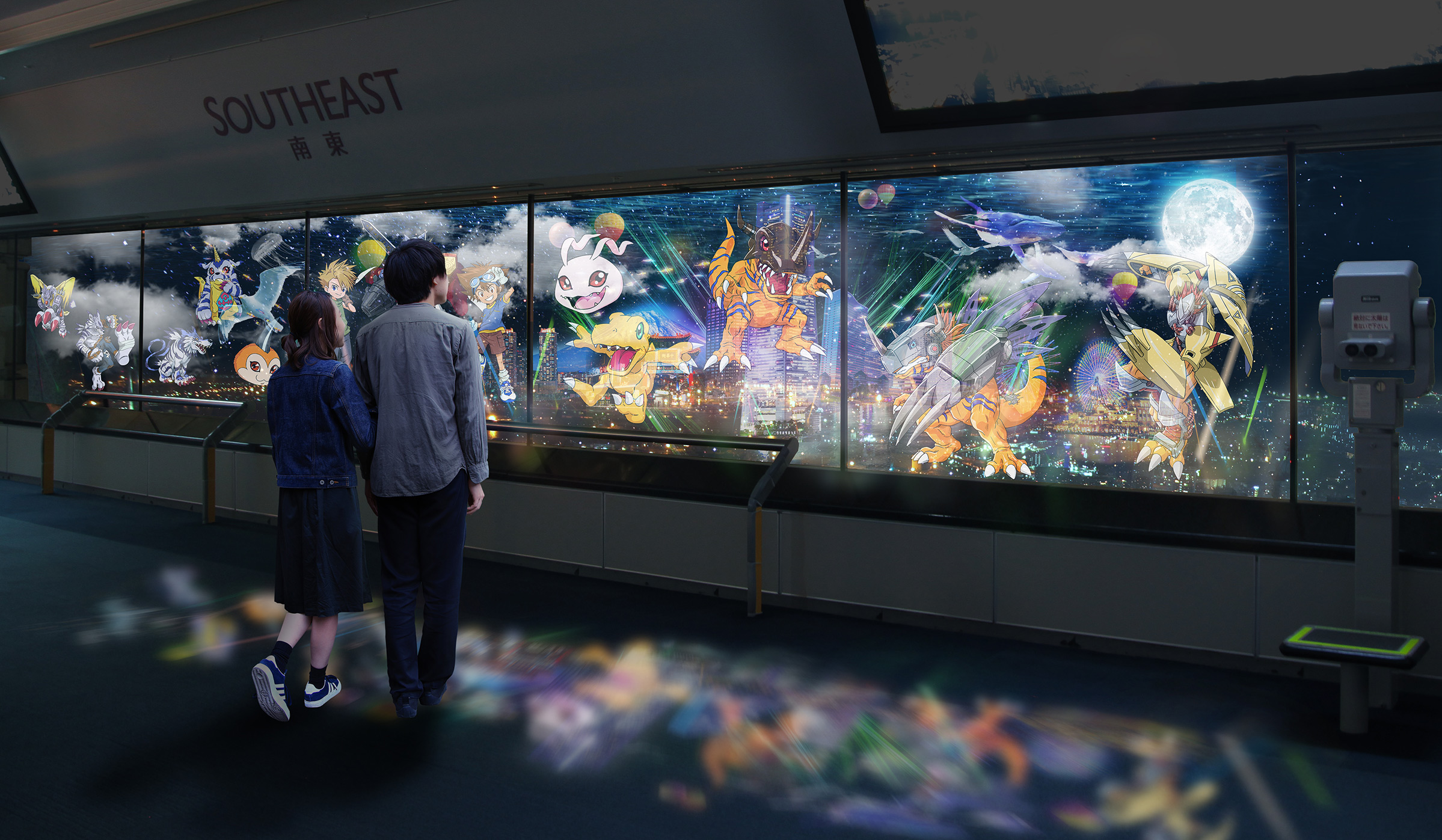 「CITY LIGHT FANTASIA BY NAKED -NEW WORLD-」デジモンマッピング