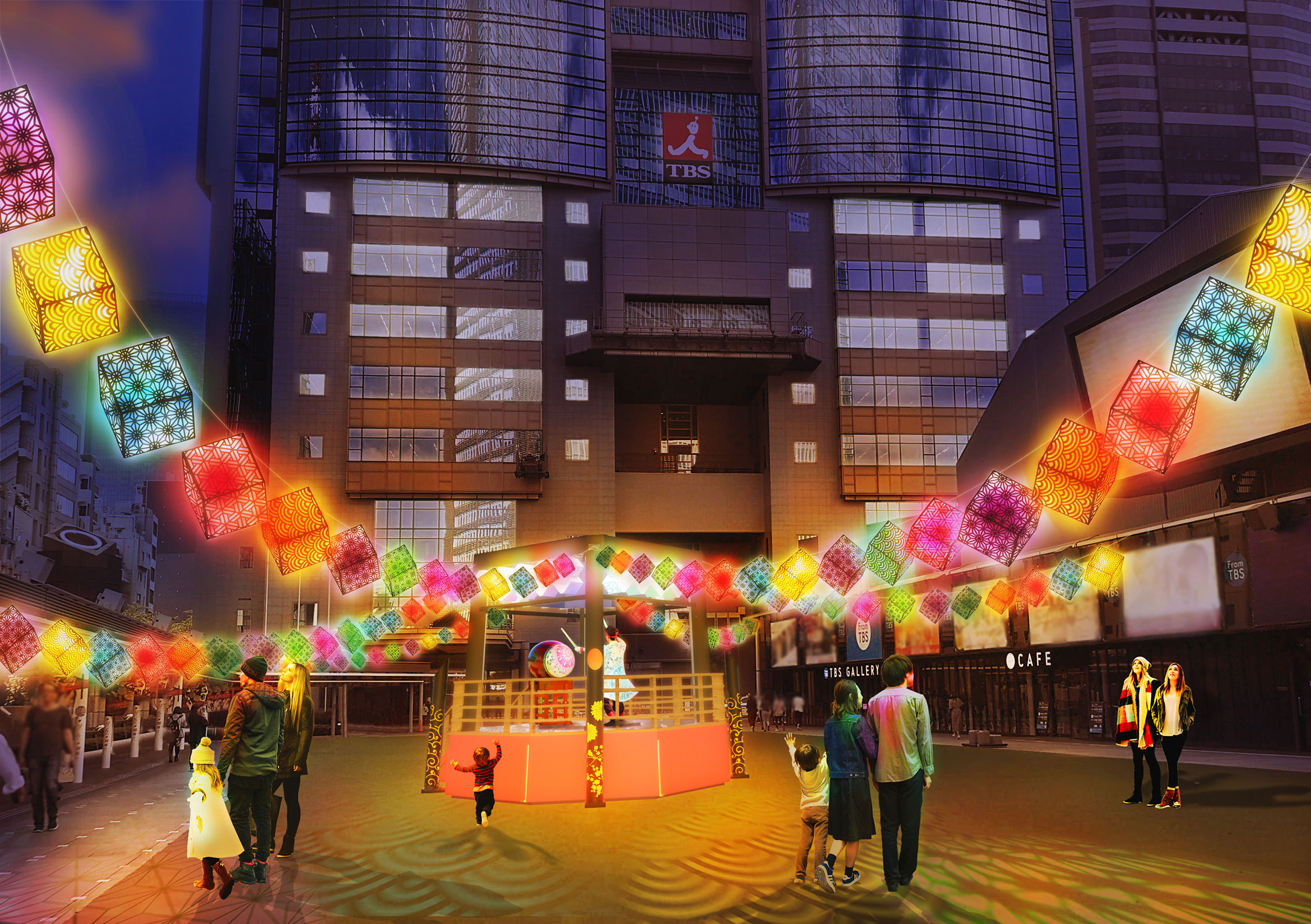 TBS Twinkle Sacas 赤坂冬祭「Bloom WA! 太鼓  Directed by NAKED」