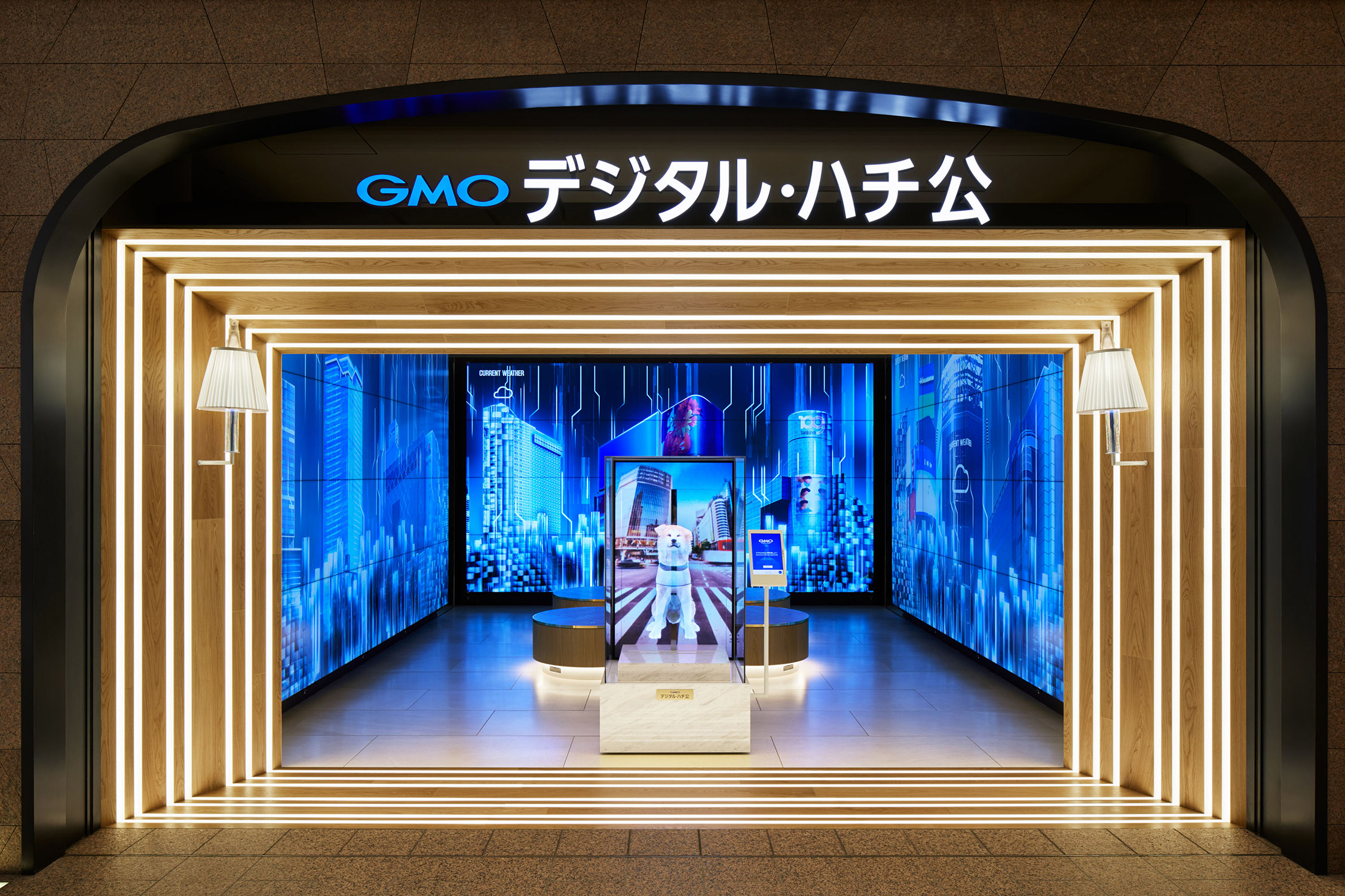 NAKED DIGITAL SHIBUYA TIME SIGNAL SHOW｜待ち合わせスポット GMOデジタル・ハチ公